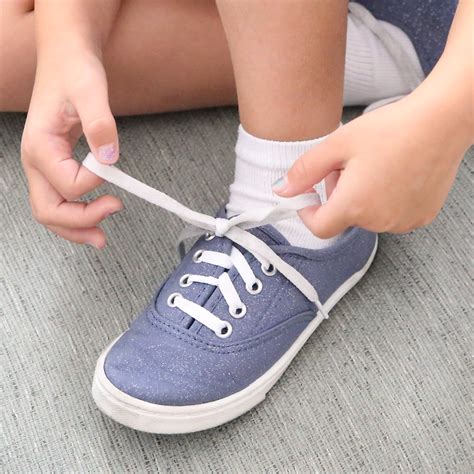 Tying shoes - Vizi Coil elastic no tie Shoe Laces can be Shoe Lacesd into shoes effectively converting a pair up Shoe Laces up shoes into a pair of slip on shoes. They can be ...